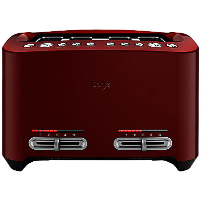 Sage by Heston Blumenthal Smart 4-Slice Toaster Cranberry
